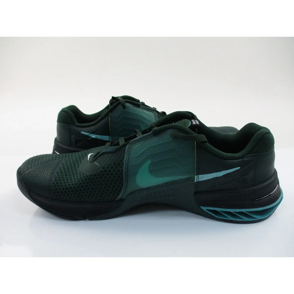 Nike Metcon 7 Training Shoes Mens 12 Green CZ8281-393 Stable React HIIT Gym - Picture 6 of 10